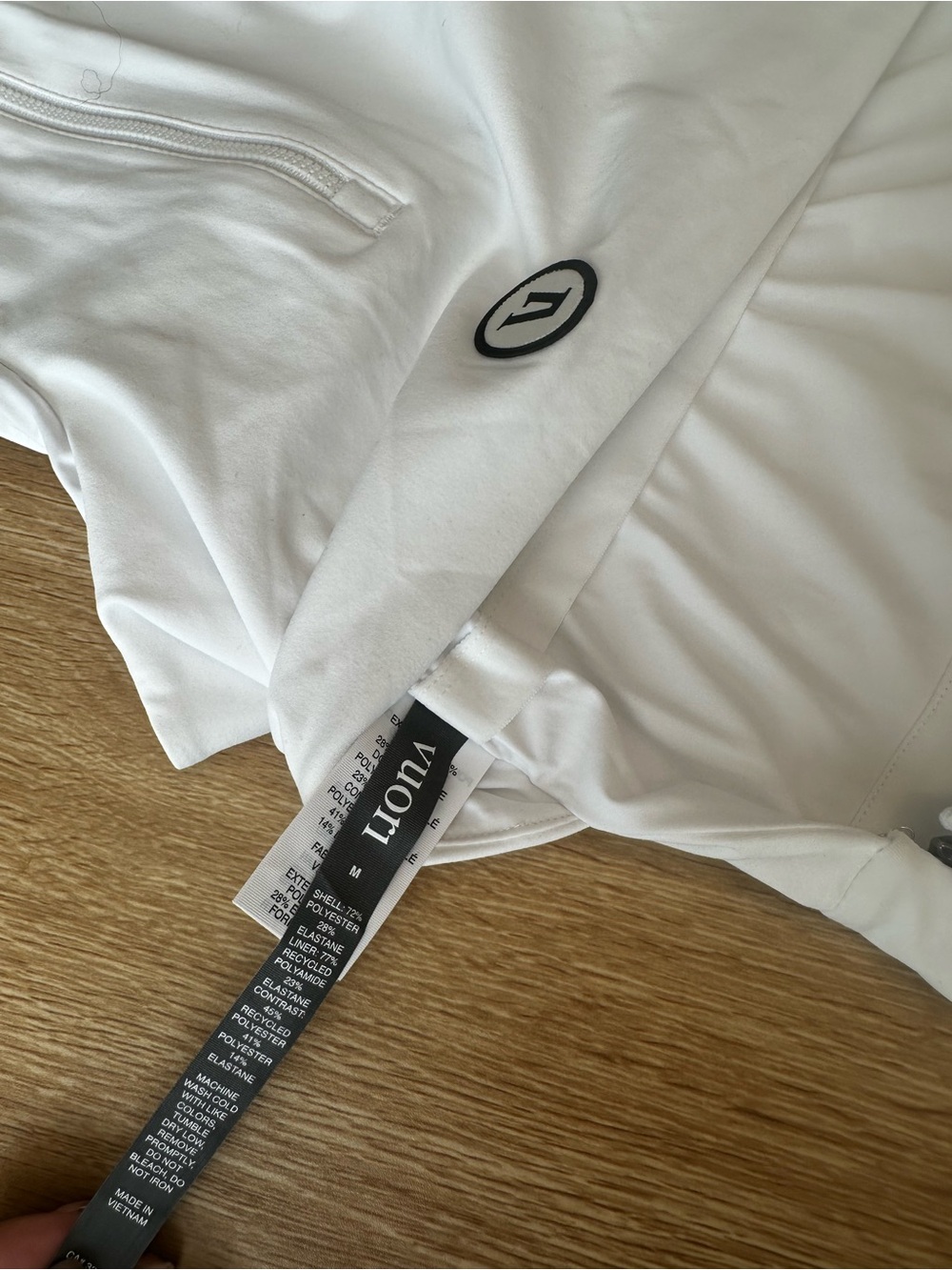 Vuori White Pleated Skater Tennis Skirt - Picture 5 of 5
